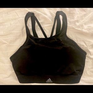 Like New - Adidas sports bra with unique strappy back.